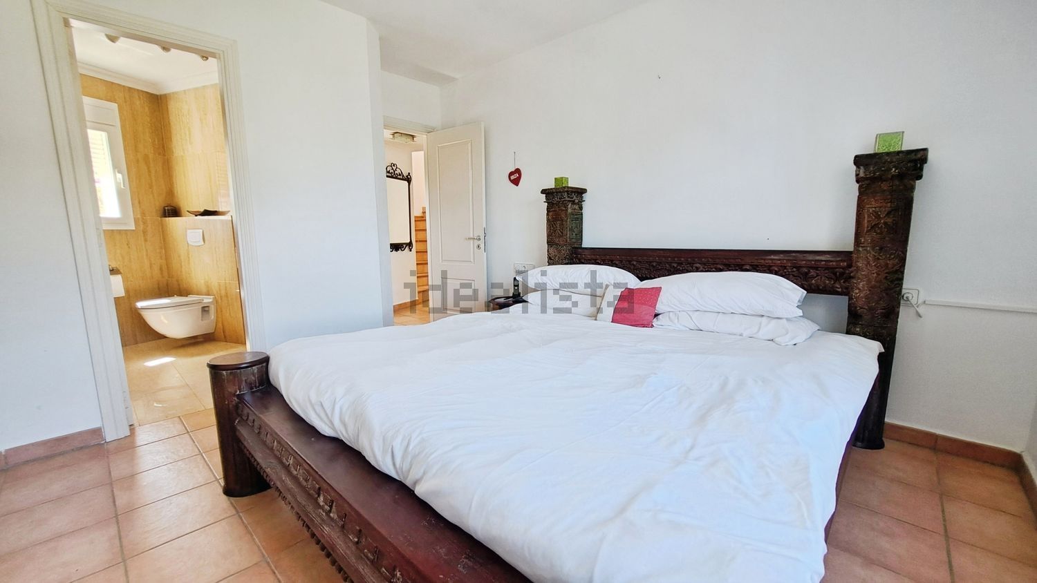 Chalet con acceso directo a playa en Santa Eulalia del Río — Dormitorio