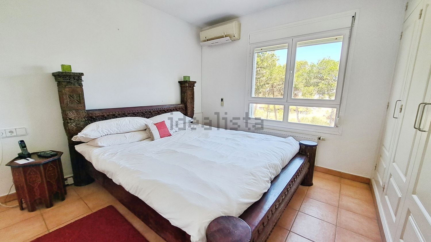 Chalet con acceso directo a playa en Santa Eulalia del Río — Dormitorio