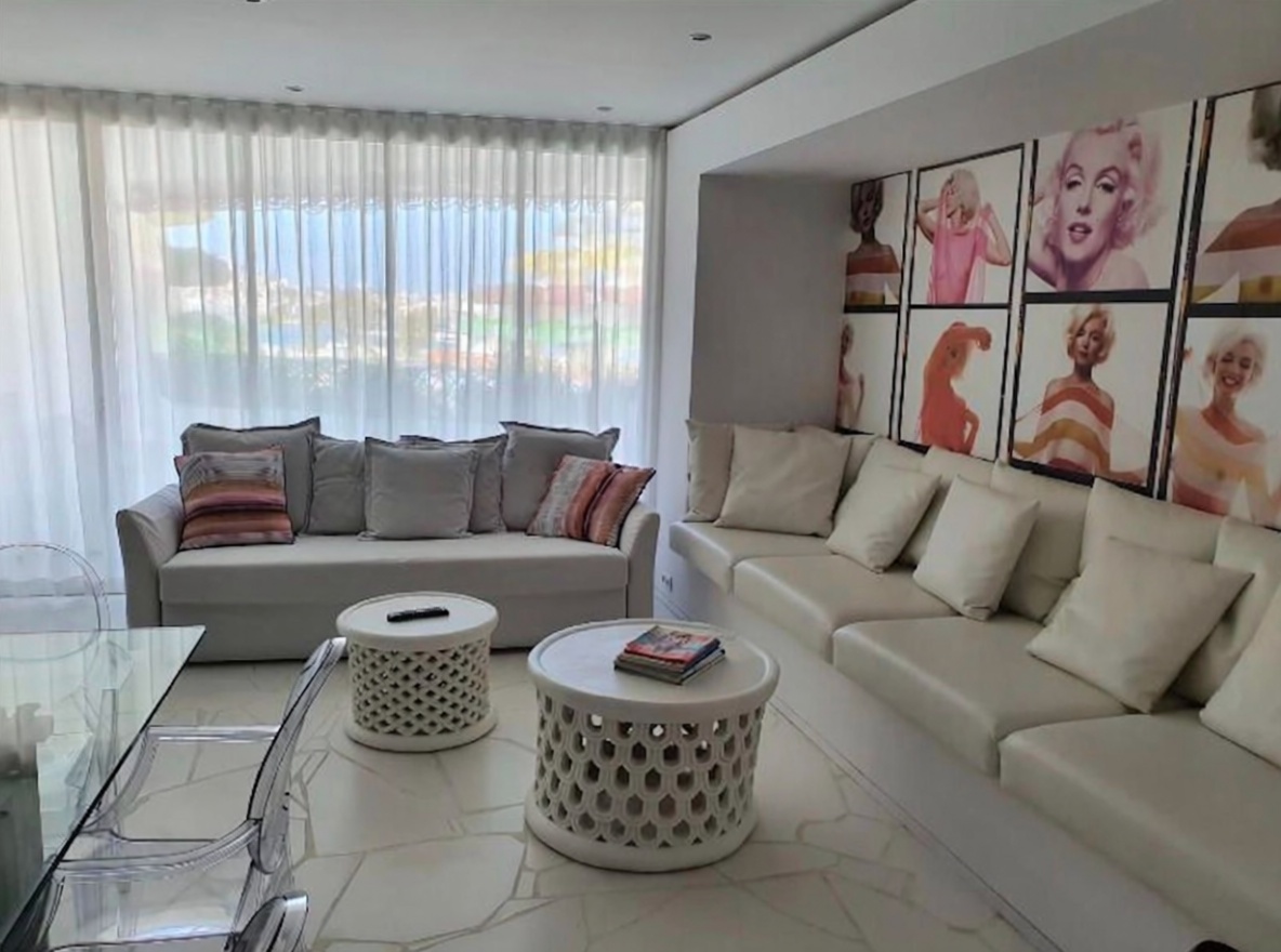 Wohnung in erste Strandlinie in Eivissa — Wohnzimmer