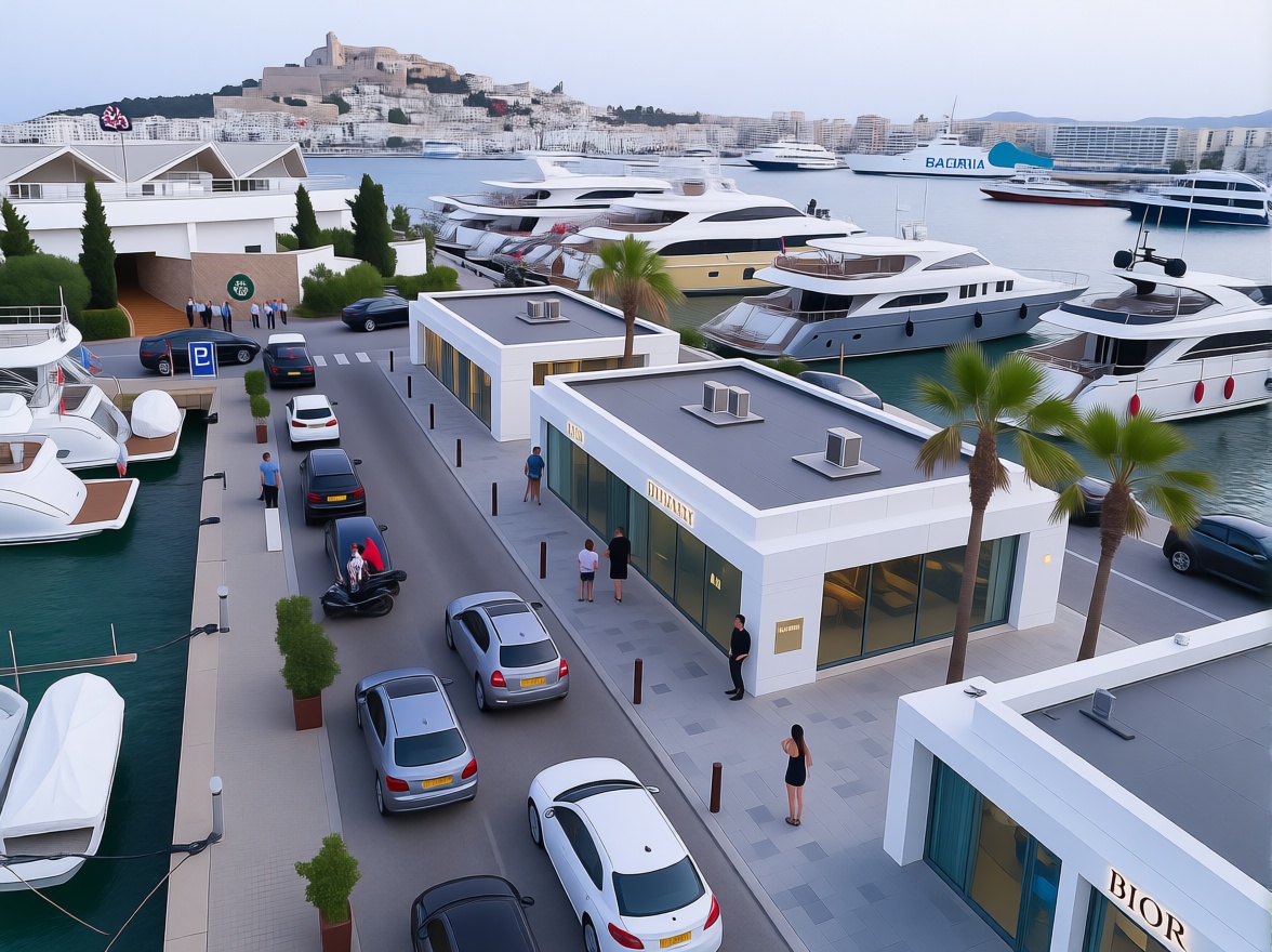 Wohnung in erste Strandlinie in Eivissa — Luftbild