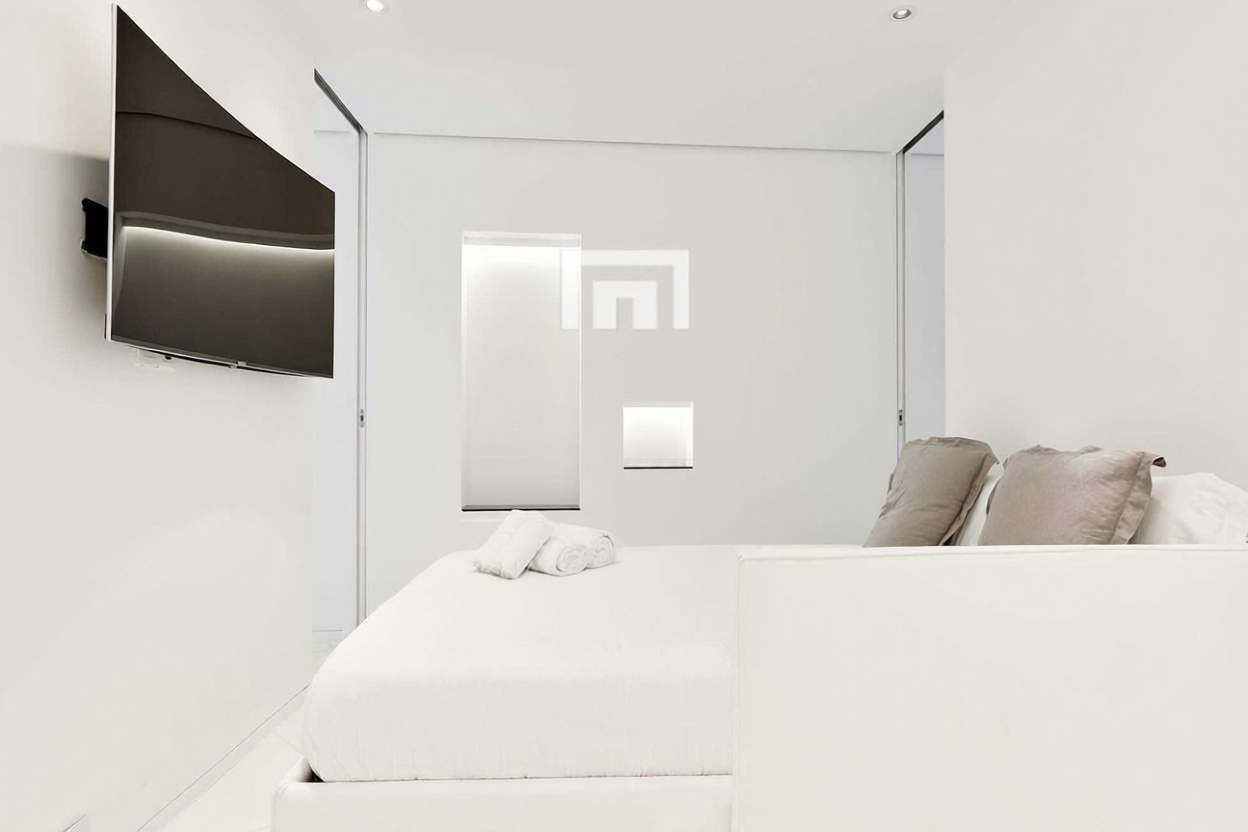Piso en primera línea de playa en Eivissa — Dormitorio