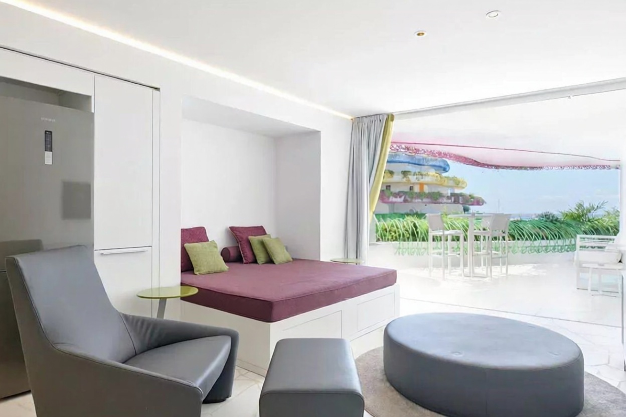 Wohnung in erste Strandlinie in Eivissa — Wohnzimmer
