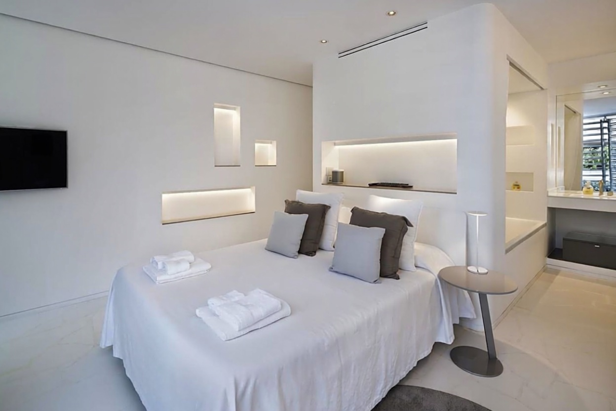 Wohnung in erste Strandlinie in Eivissa — Schlafzimmer