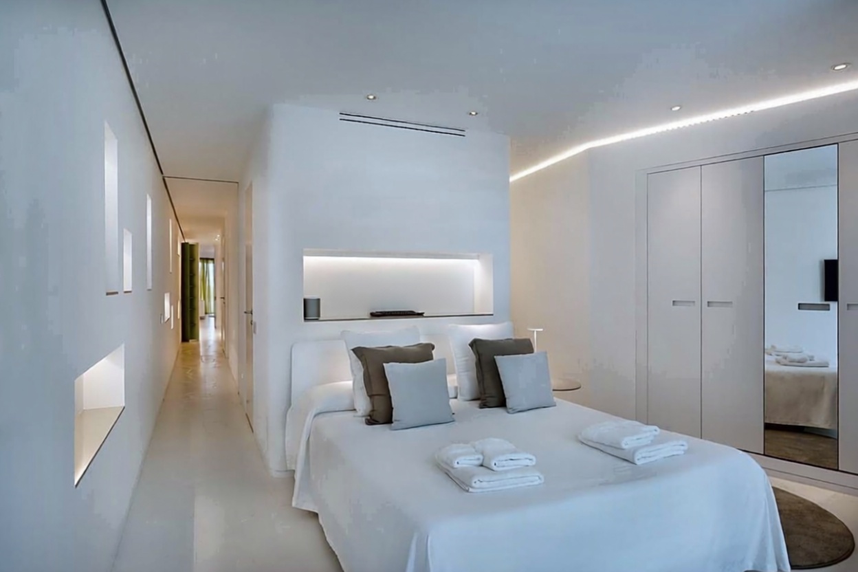Wohnung in erste Strandlinie in Eivissa — Schlafzimmer
