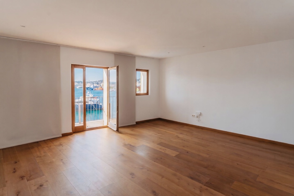 Duplex in erste Strandlinie in Eivissa — Wohnzimmer