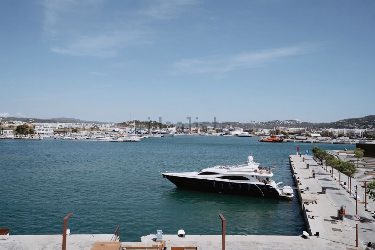 Duplex in erste Strandlinie in Eivissa — Meerterrasse