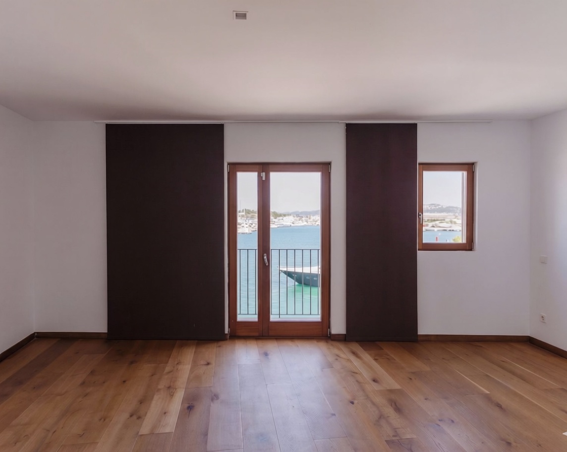 Duplex in erste Strandlinie in Eivissa — Wohnzimmer