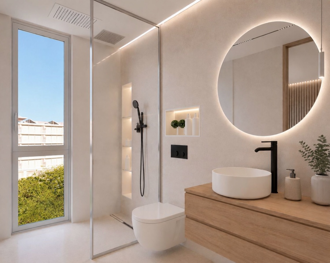 Beachfront flat in Sant Antoni de Portmany — Sea terrace