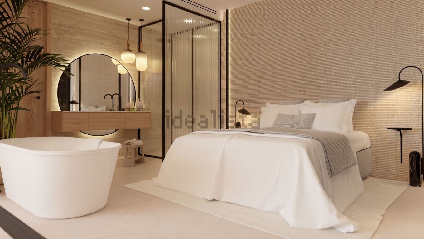 Wohnung in erste Strandlinie in Santa Eulalia del Río — Schlafzimmer
