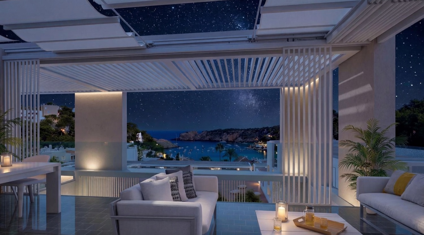 Beachfront duplex in Sant Josep de sa Talaia — Sea terrace