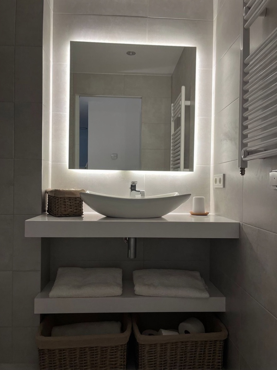 Beachfront flat in Sant Antoni de Portmany — Bathroom