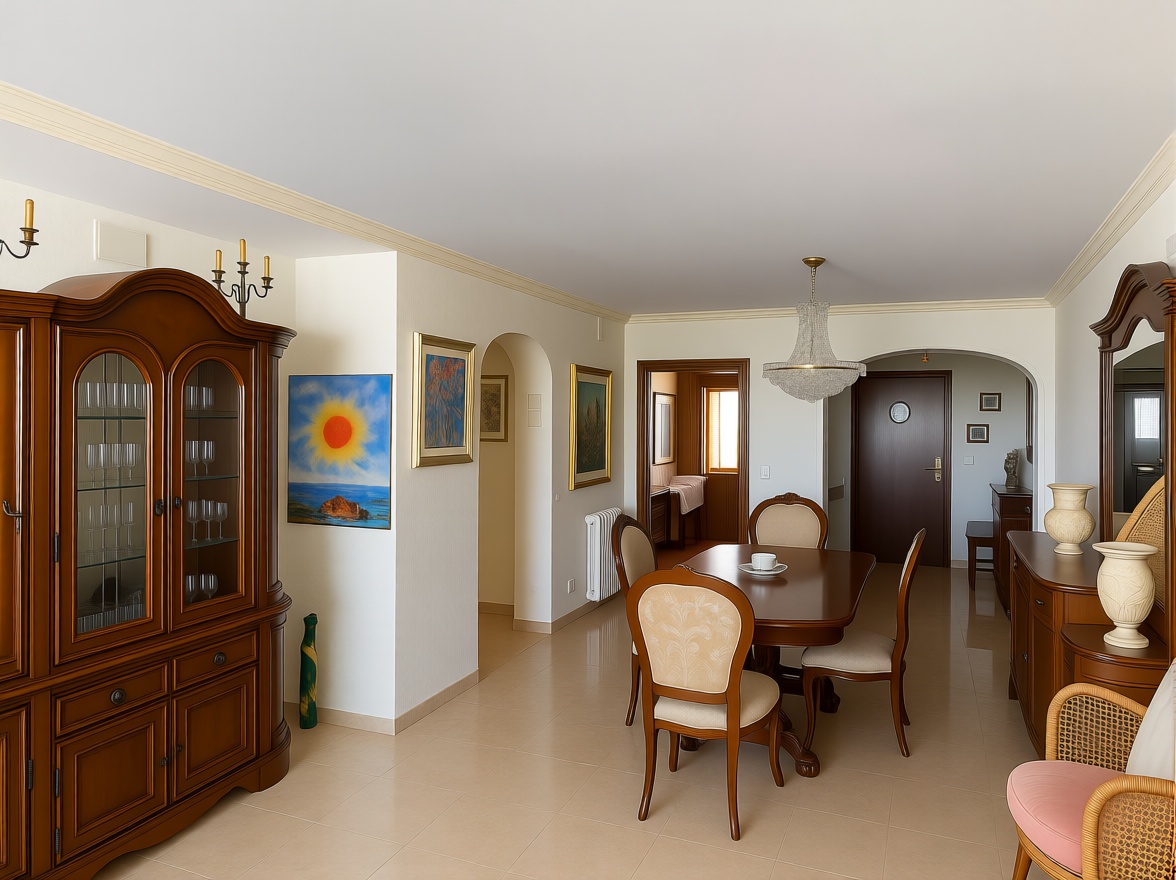Beachfront flat in Sant Antoni de Portmany — Dining room