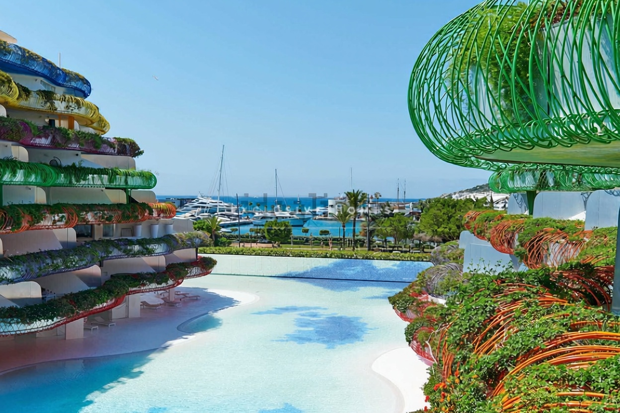 Beachfront flat in Eivissa — Sea view