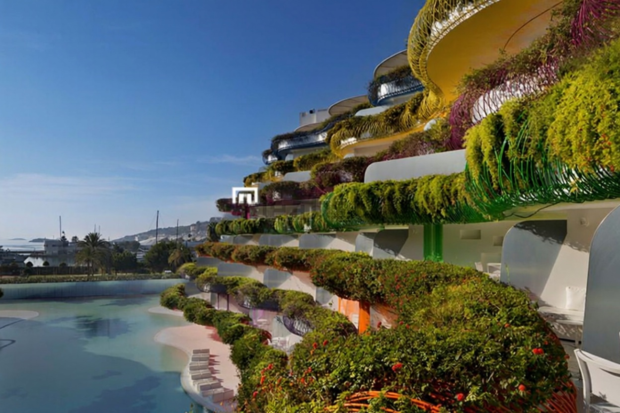Beachfront flat in Eivissa — Sea view