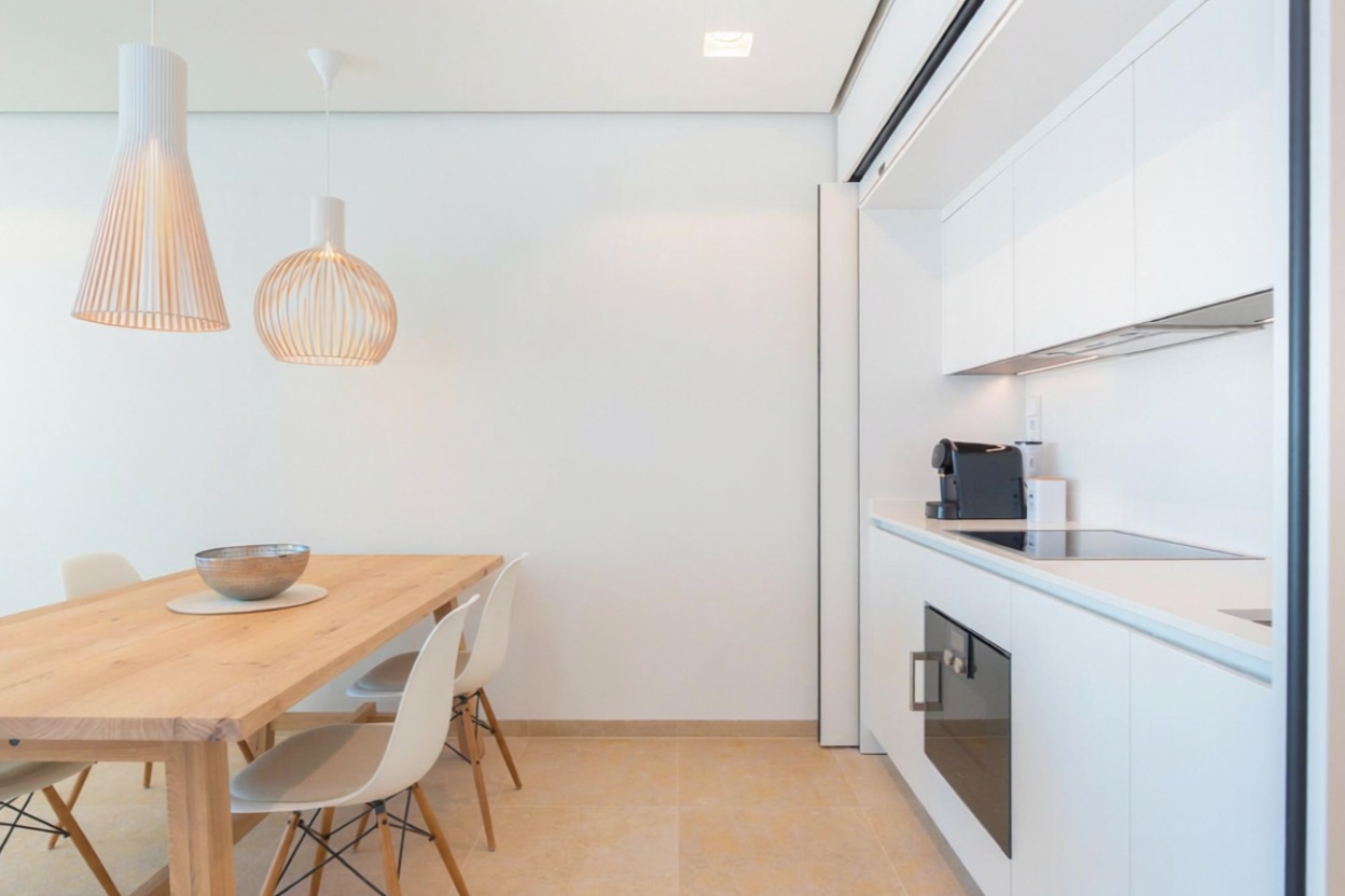 Piso en primera línea de playa en Eivissa — Cocina