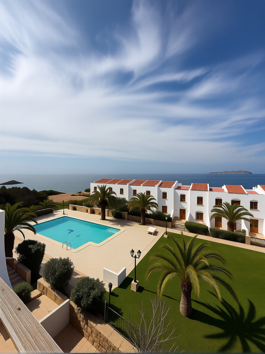 Chalet with direct beach access in Sant Josep de sa Talaia — Sea view