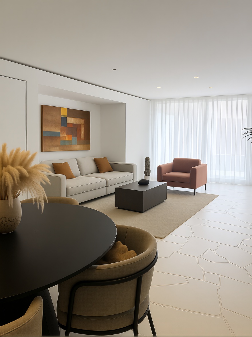 Wohnung in erste Strandlinie in Eivissa — Wohnzimmer