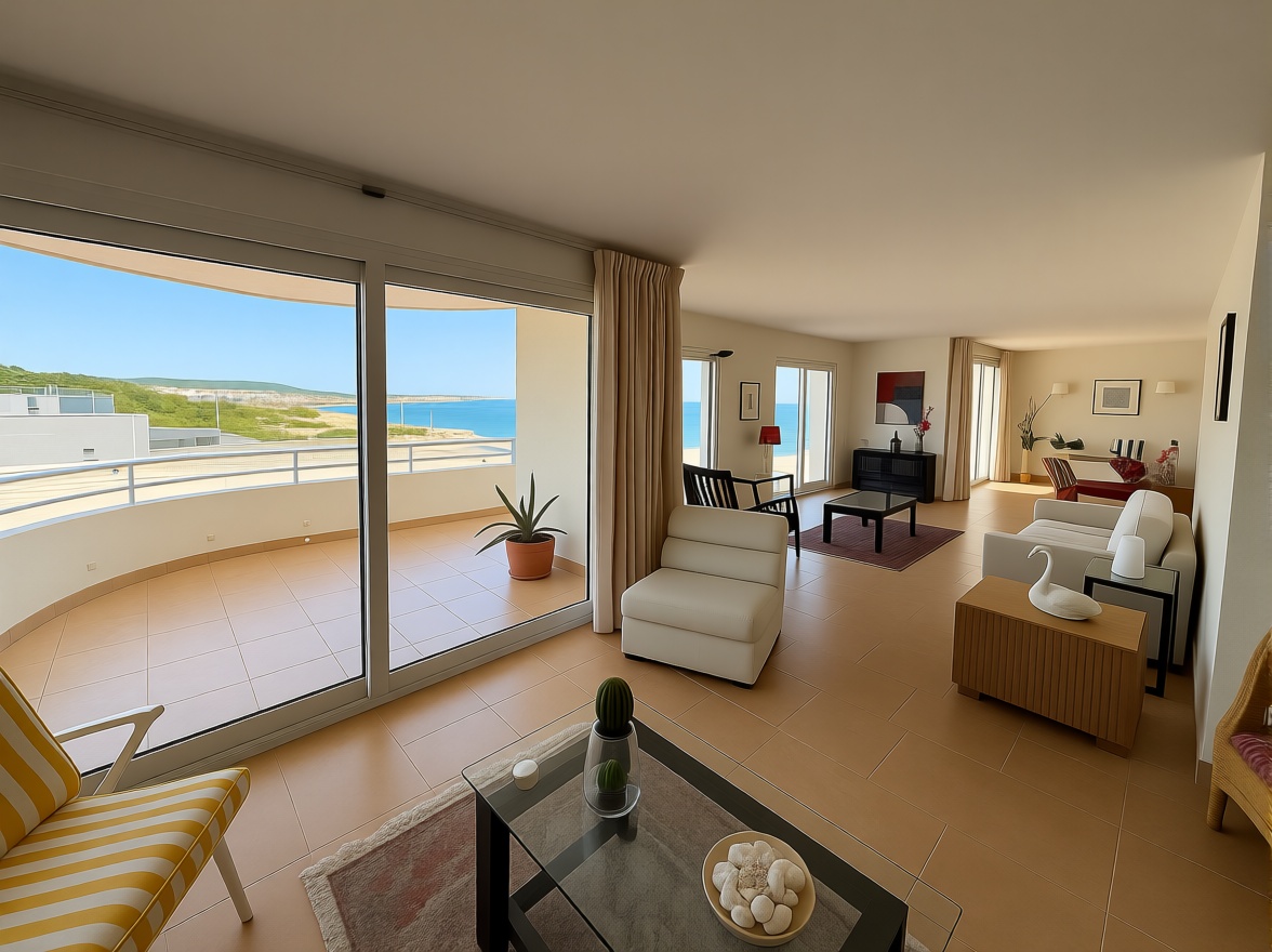 Beachfront flat in Sant Josep de sa Talaia — Living room