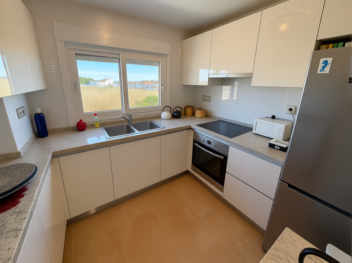Beachfront flat in Sant Josep de sa Talaia — Kitchen