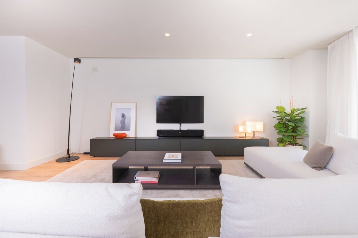 Wohnung in erste Strandlinie in Eivissa — Wohnzimmer