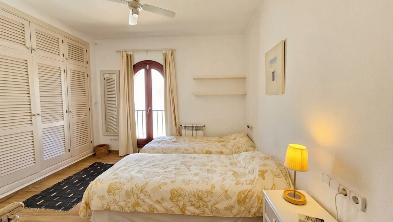 Chalet mit direkter Strandzugang in Eivissa — Schlafzimmer