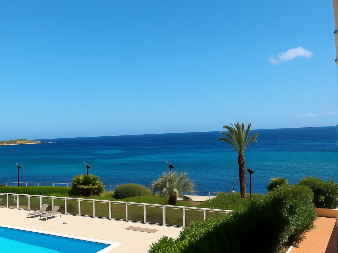 Wohnung in erste Strandlinie in Eivissa — Meerblick