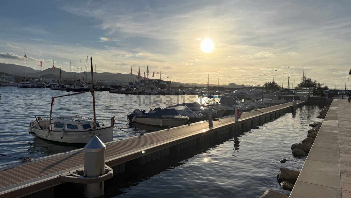Beachfront studio in Sant Antoni de Portmany — Sea view