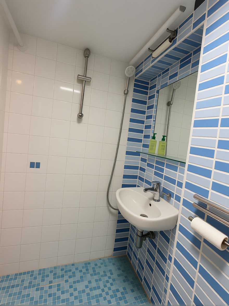 Beachfront studio in Sant Antoni de Portmany — Bathroom