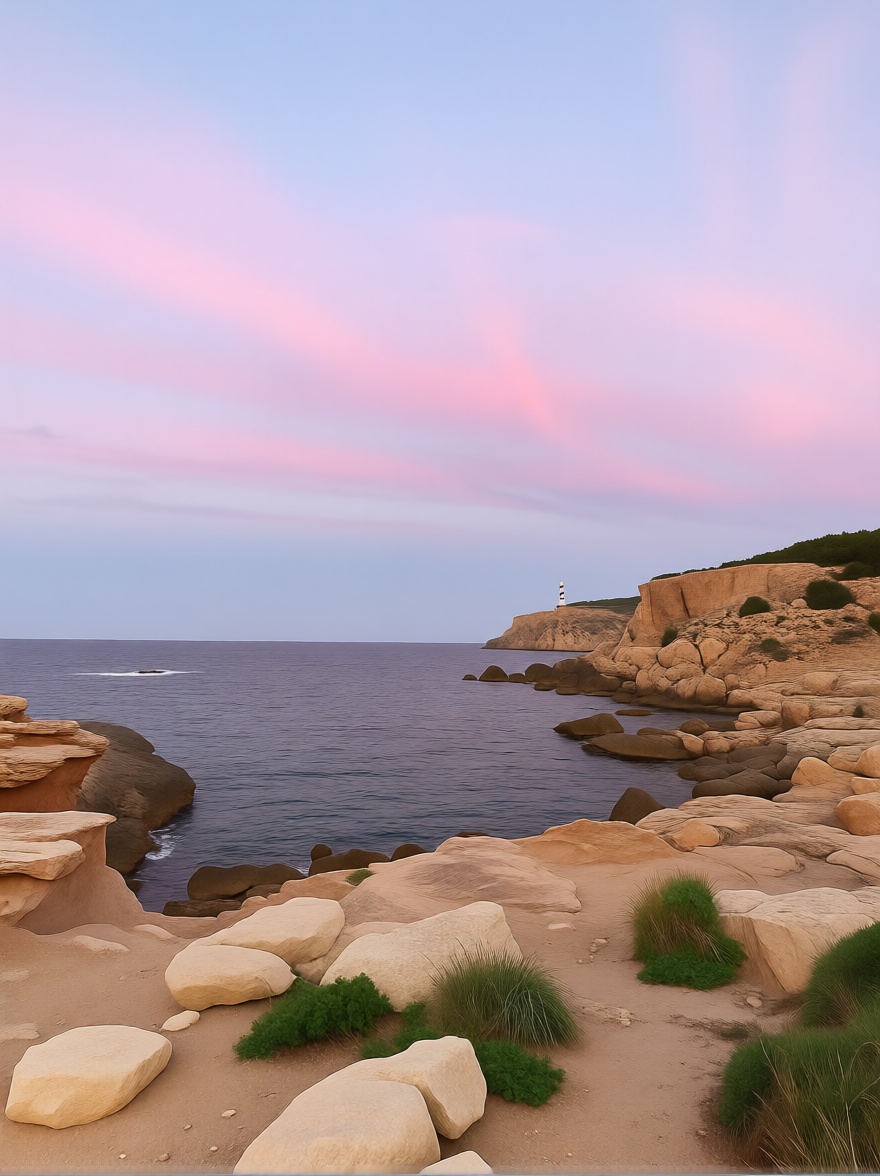 Beachfront studio in Ibiza — Sea view