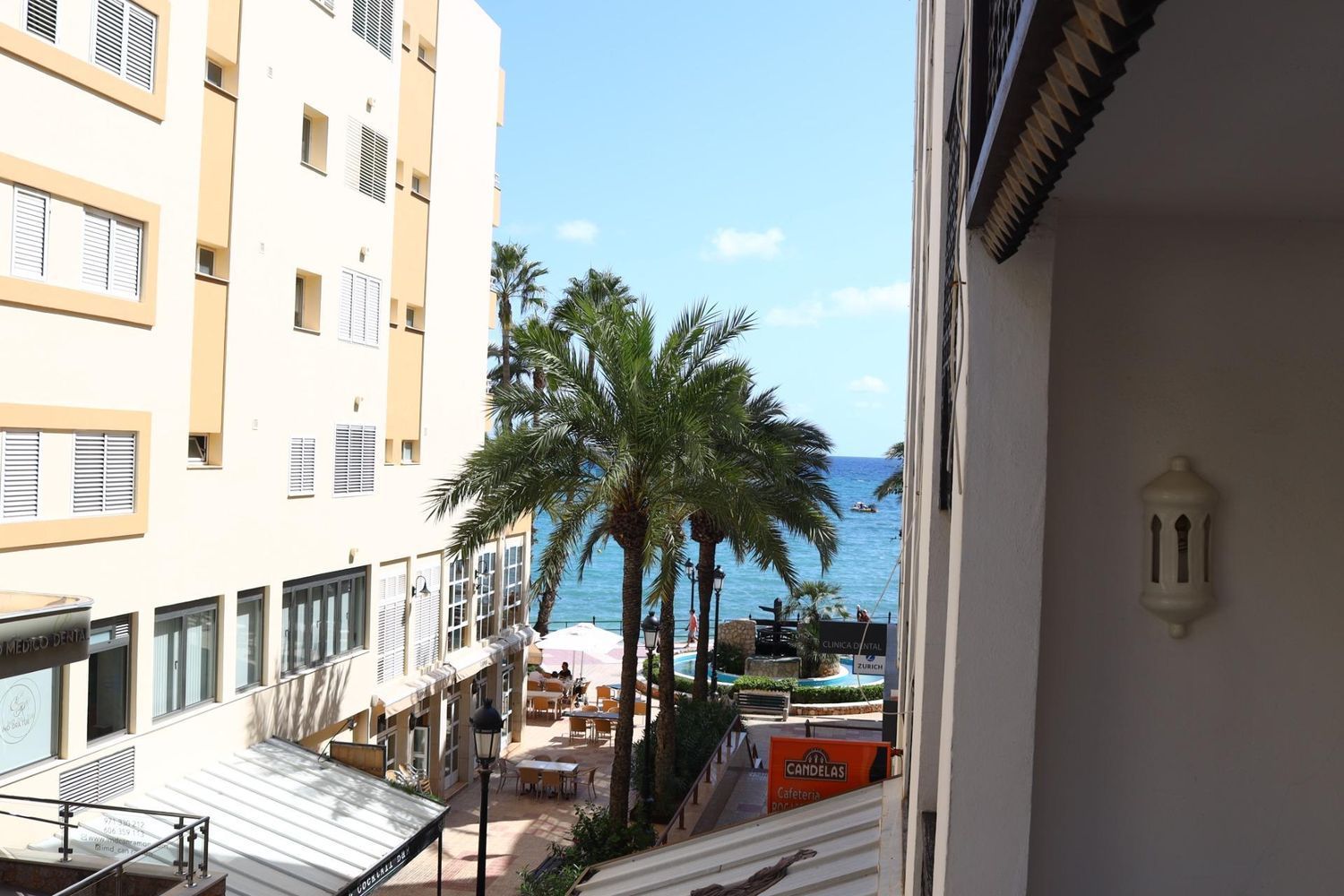 Wohnung in erste Strandlinie in Santa Eulalia del Río — Meerblick