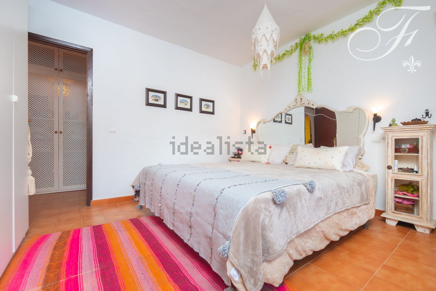 Wohnung in erste Strandlinie in Santa Eulalia del Río — Schlafzimmer