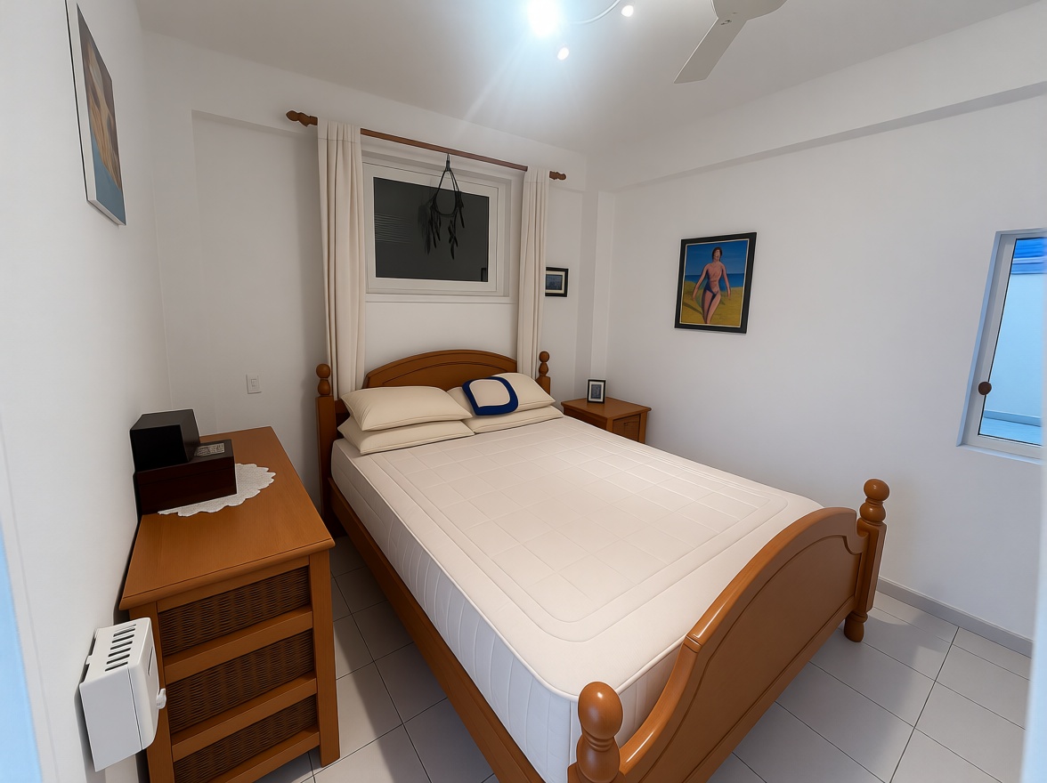 Beachfront flat in Sant Antoni de Portmany — Bedroom