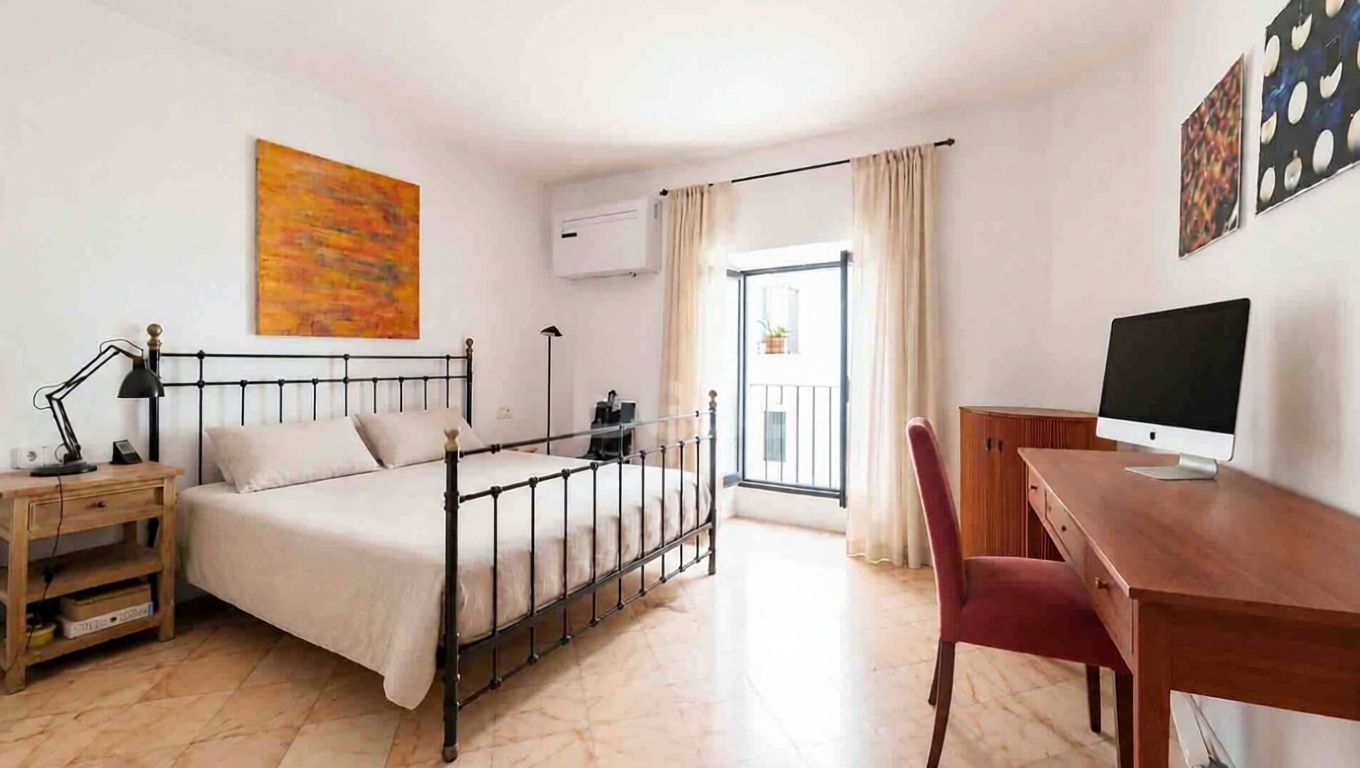Wohnung in erste Strandlinie in Eivissa — Schlafzimmer