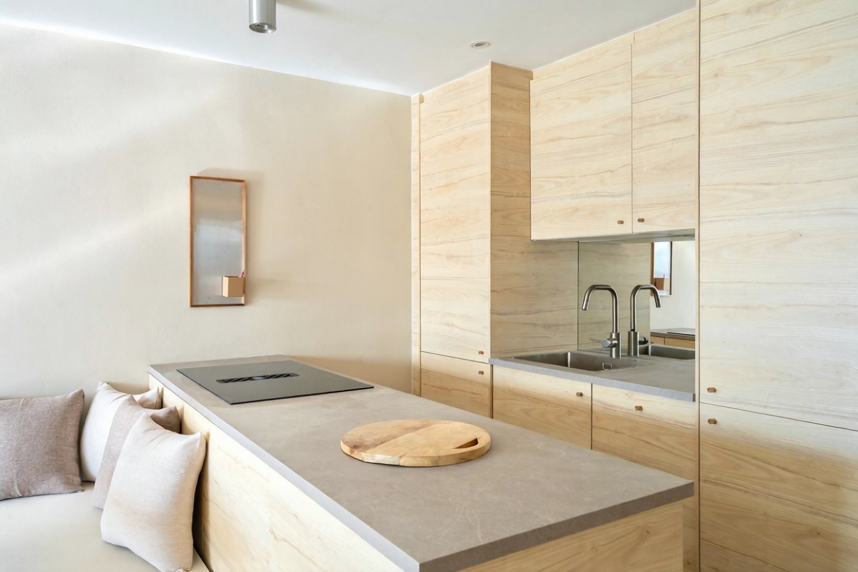 Beachfront flat in Sant Antoni de Portmany — Kitchen