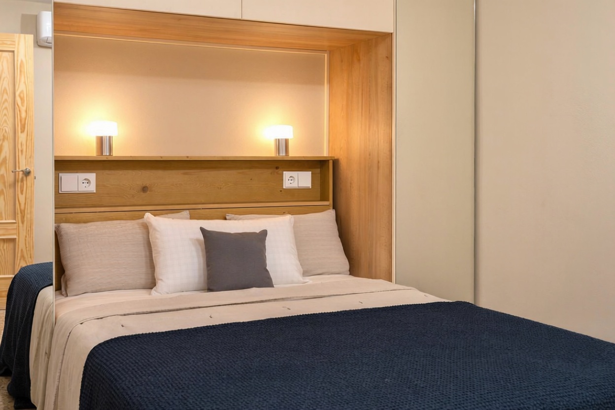 Beachfront flat in Sant Antoni de Portmany — Bedroom
