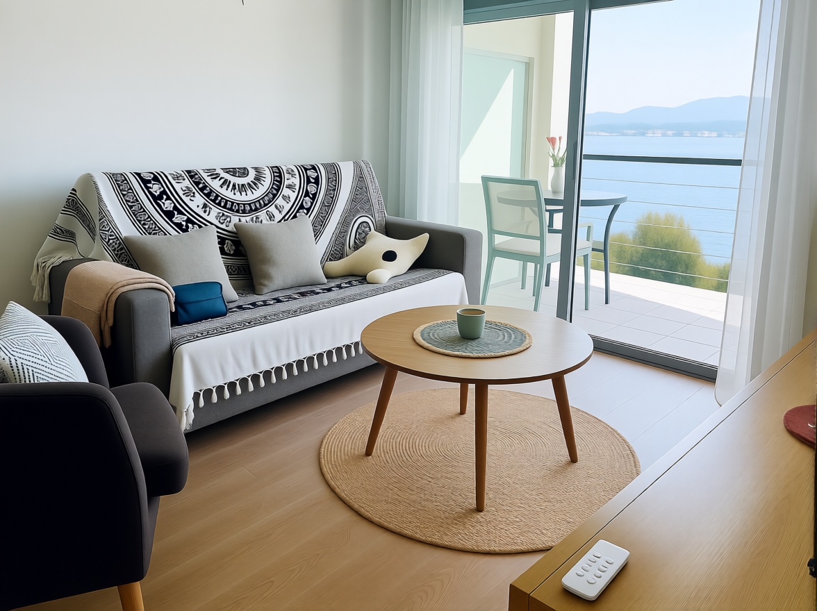 Beachfront flat in Sant Antoni de Portmany — Living room