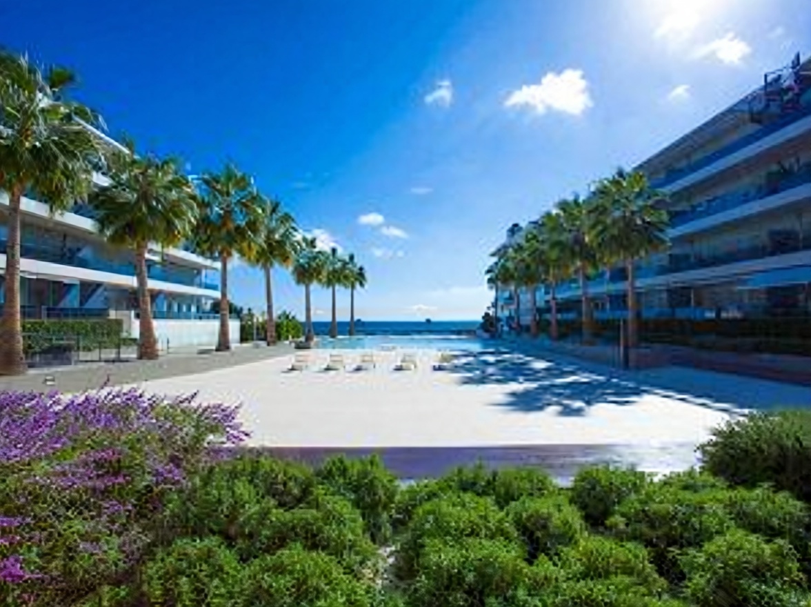 Wohnung in erste Strandlinie in Eivissa — Meerblick