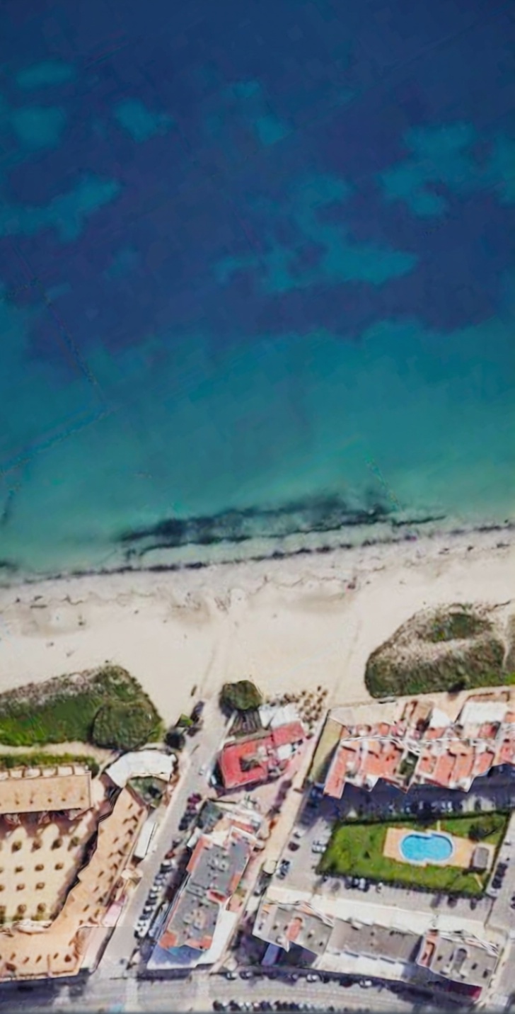 Seafront attic in Sant Josep de sa Talaia — Aerial