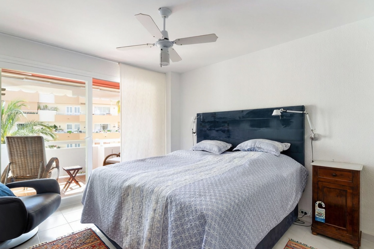 Wohnung in erste Strandlinie in Santa Eulalia del Río — Schlafzimmer