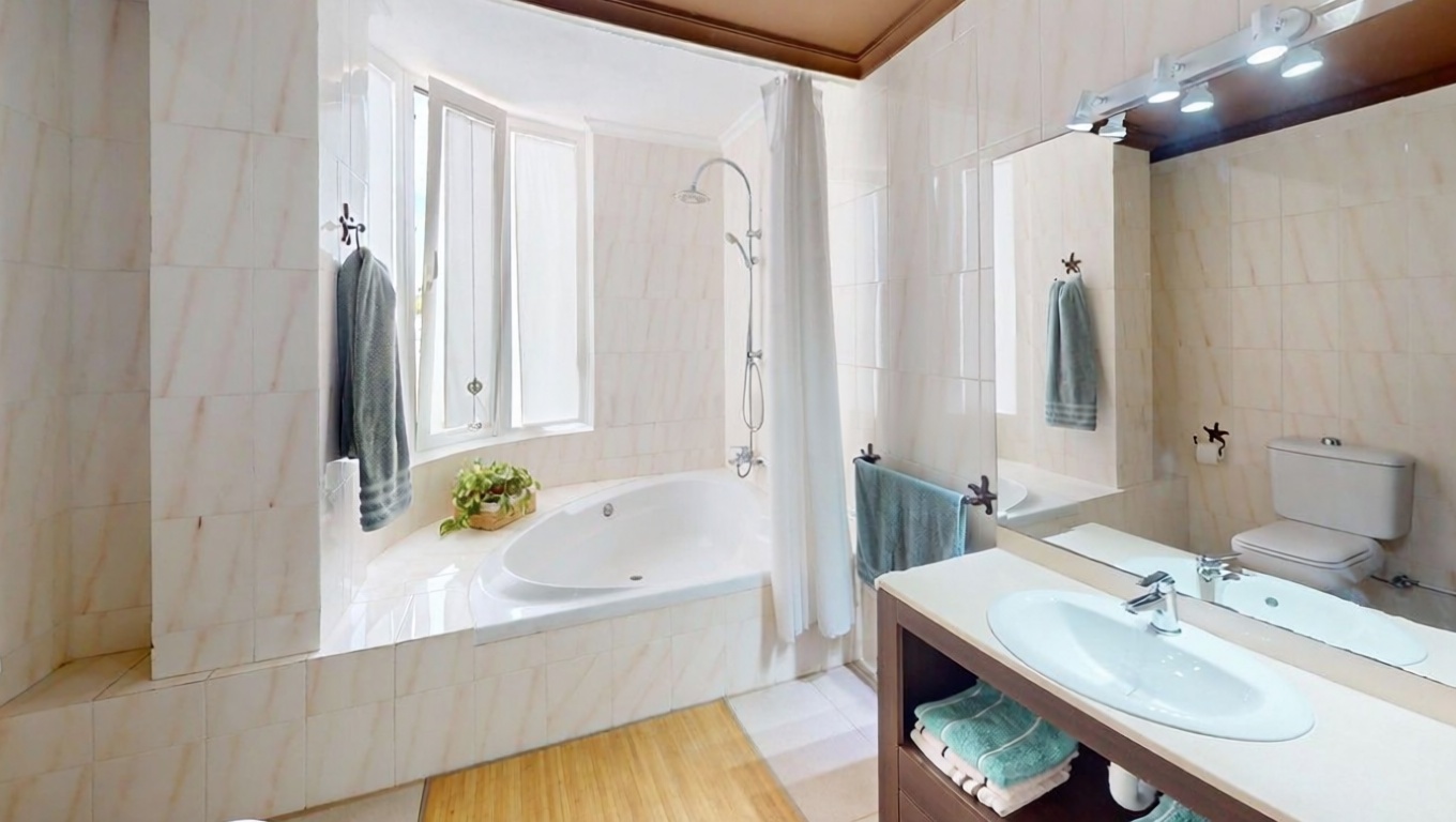 Beachfront flat in Sant Josep de sa Talaia — Bathroom