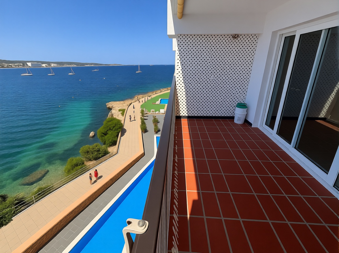 Beachfront flat in Sant Antoni de Portmany — Sea terrace