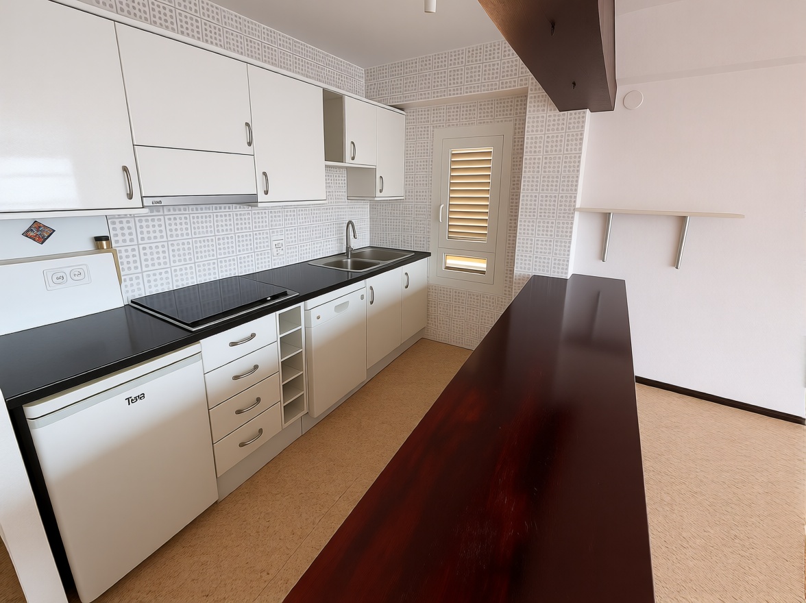 Beachfront flat in Sant Antoni de Portmany — Kitchen