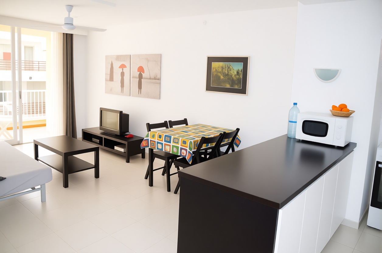 Wohnung in erste Strandlinie in Eivissa — Wohnzimmer