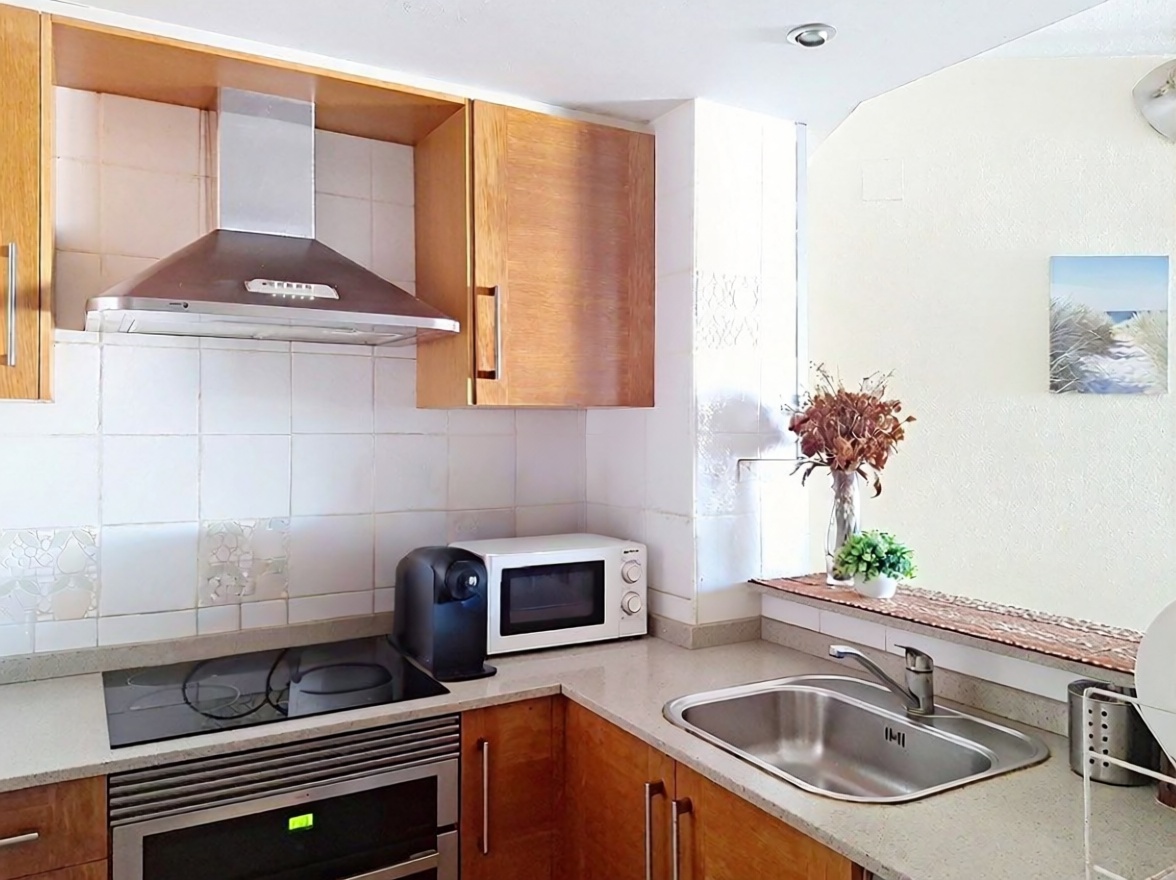 Wohnung in erste Strandlinie in Eivissa — Küche