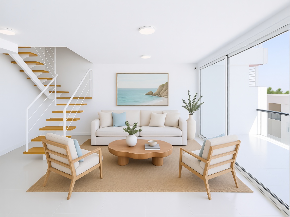 Duplex in erste Strandlinie in Eivissa — Wohnzimmer