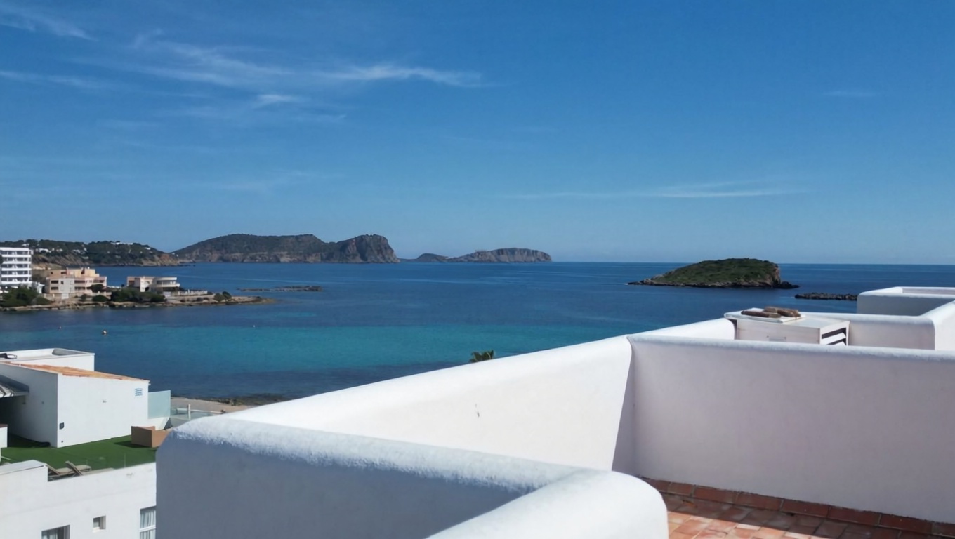 Penthouse in erste Meereslinie in Santa Eulalia del Río