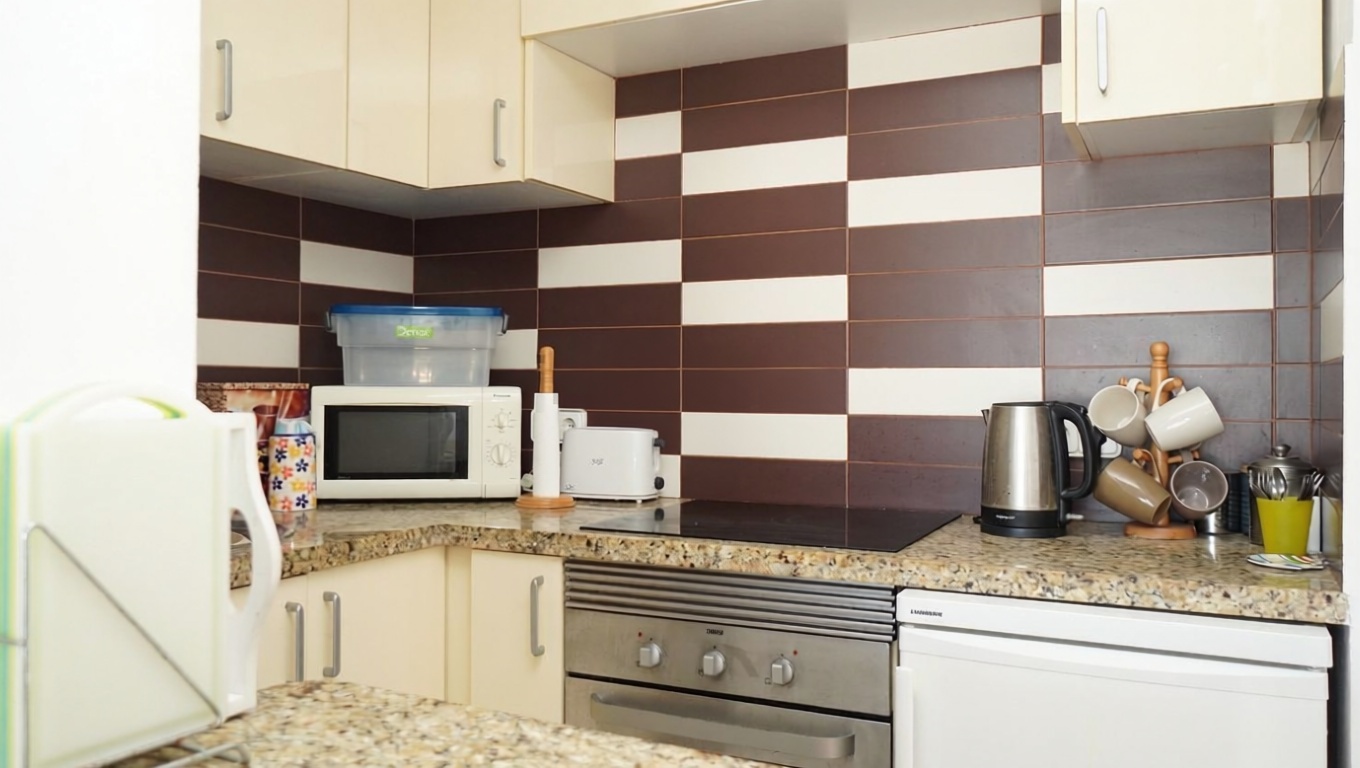 Ático em primeira linha de mar em Santa Eulalia del Río — Cozinha