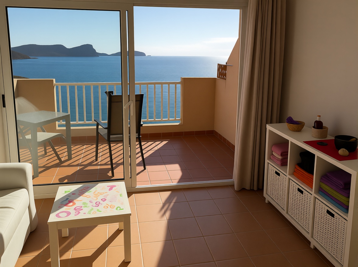 Penthouse in erste Meereslinie in Santa Eulalia del Río — Wohnzimmer