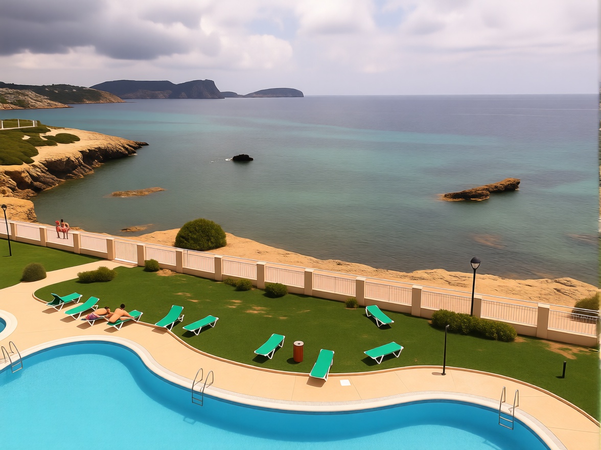 Wohnung in erste Strandlinie in Santa Eulalia del Río — Meerblick