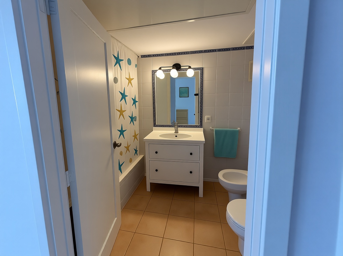 Beachfront flat in Santa Eulalia del Río — Bathroom